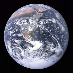 NASA photo of earth - the great blue marble